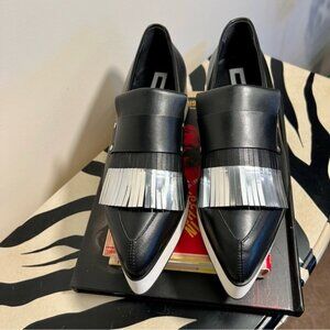 Alexander McQueen Manor Fringe Platform Loafers-37/US-7 (Fits 7.5) w/box McQ